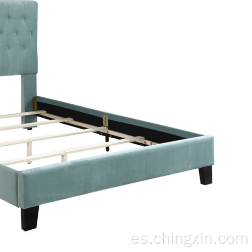 Muebles de dormitorio Cama de tela tapizada KD Conjuntos de dormitorio al por mayor